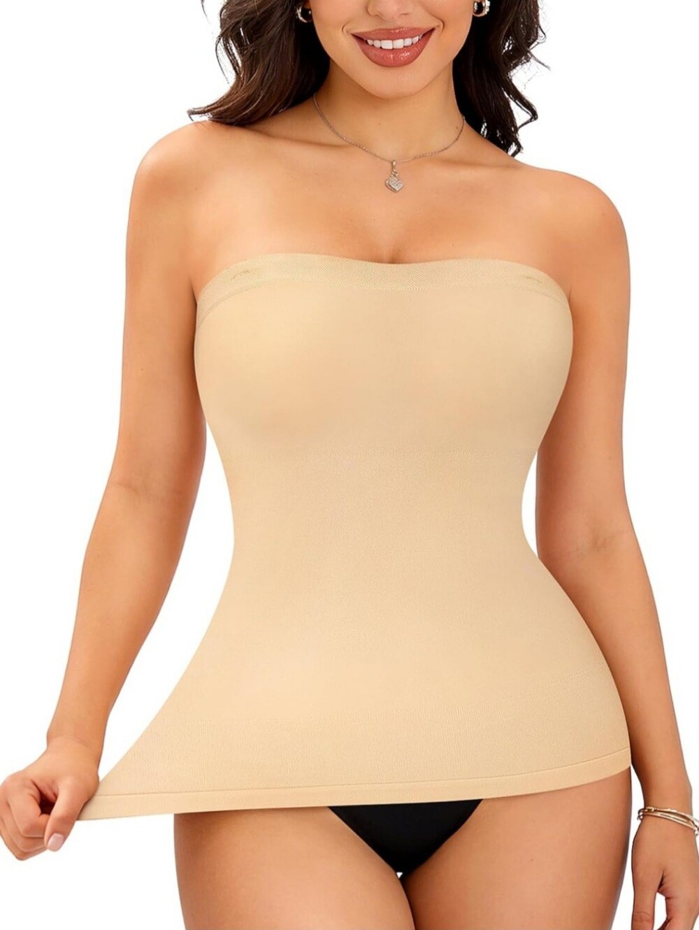Strapless Shapewear Tube Top w/ Removable Straps | Size Large 12-14 | NWT